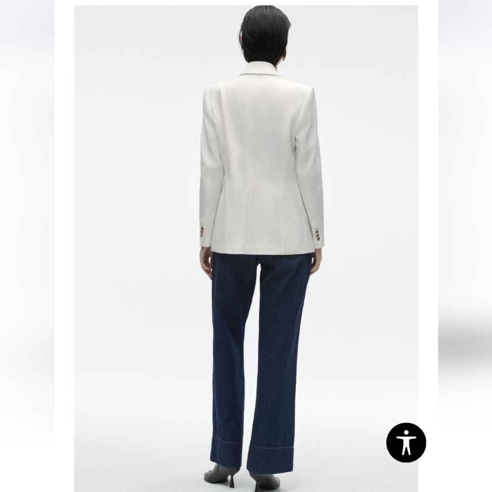 BNWT! Zara TAILORED DOUBLE-BREASTED BLAZER - Picture 6 of 8